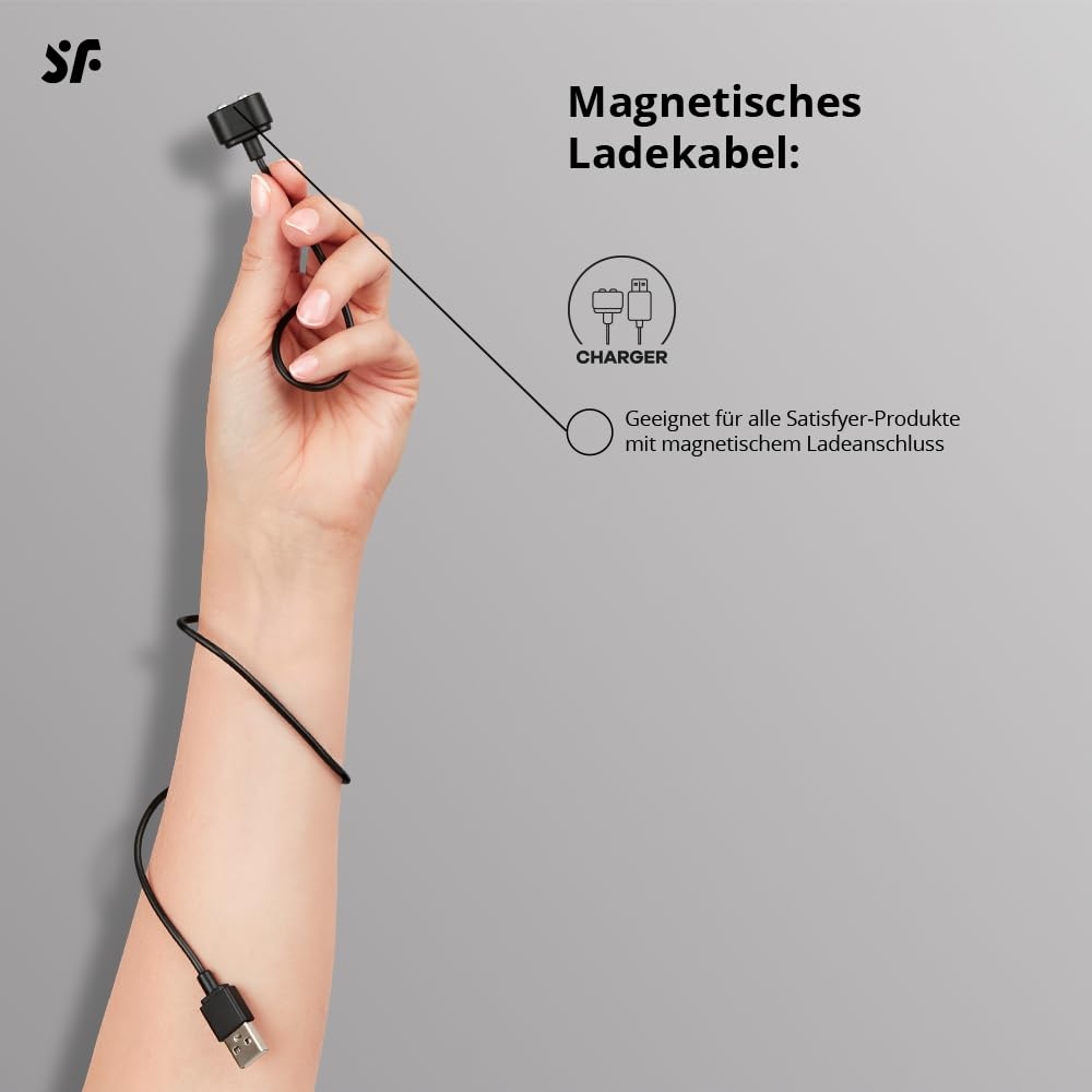 SATISFYER Kabel Zasilający Magnetyczne Szybkie Ładowanie USB — miniatura 2