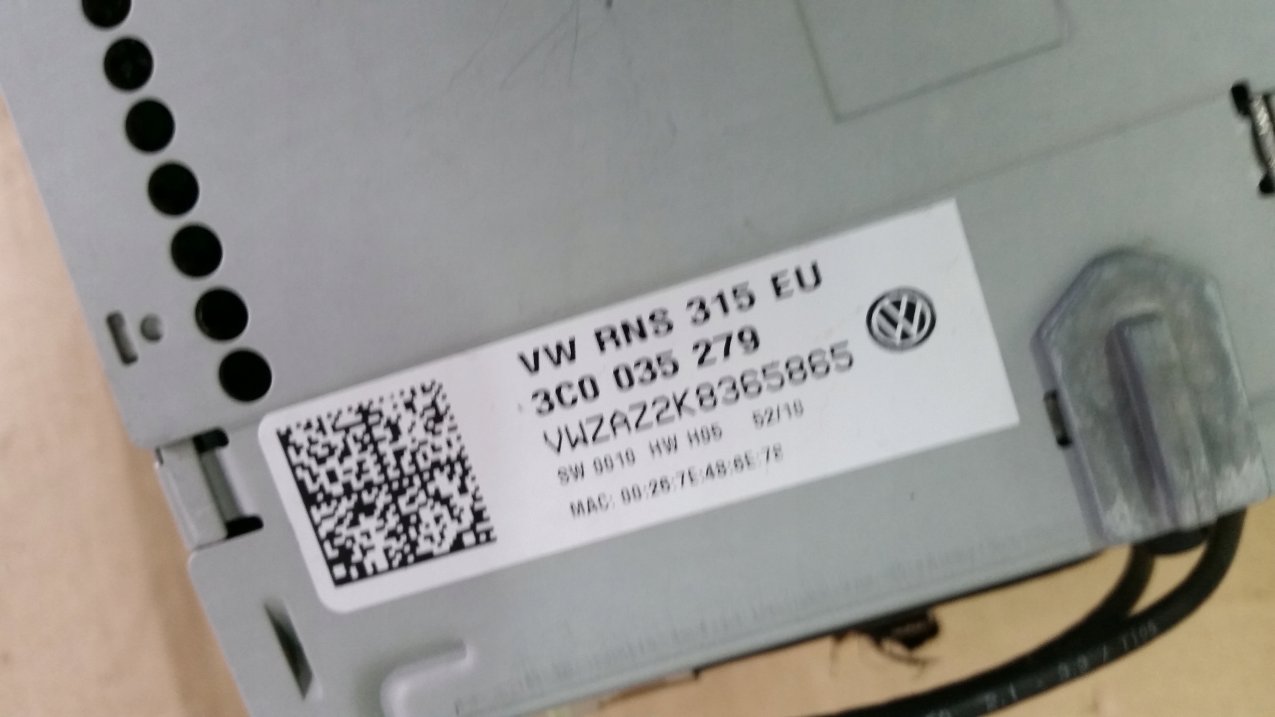 vw PASSAT B7 10-14r радио CD 3C0035279B