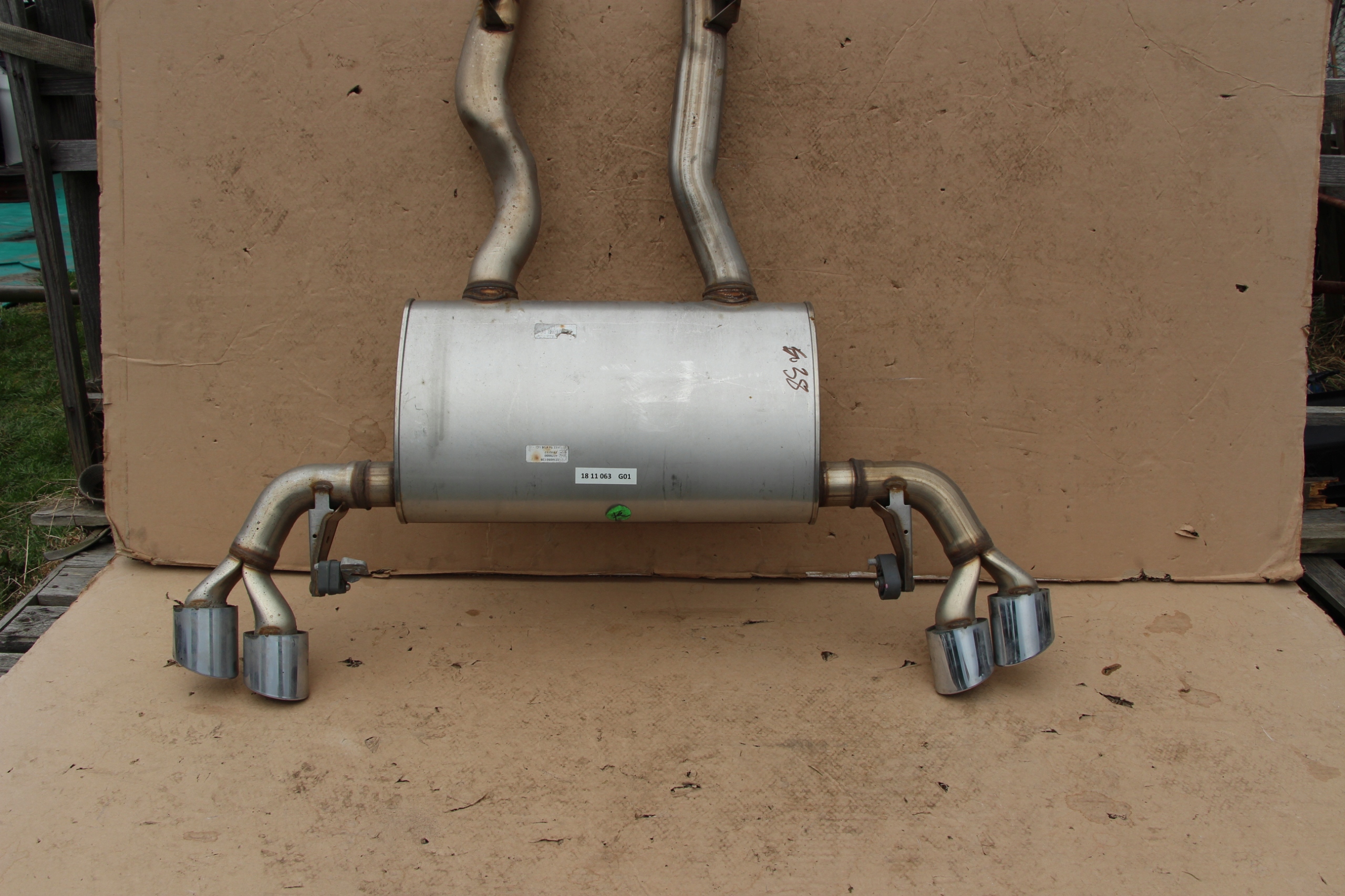 18308593467 1830 - Глушитель выхлопа BMW X3 G01 X4 G02 EBERSPACHER США