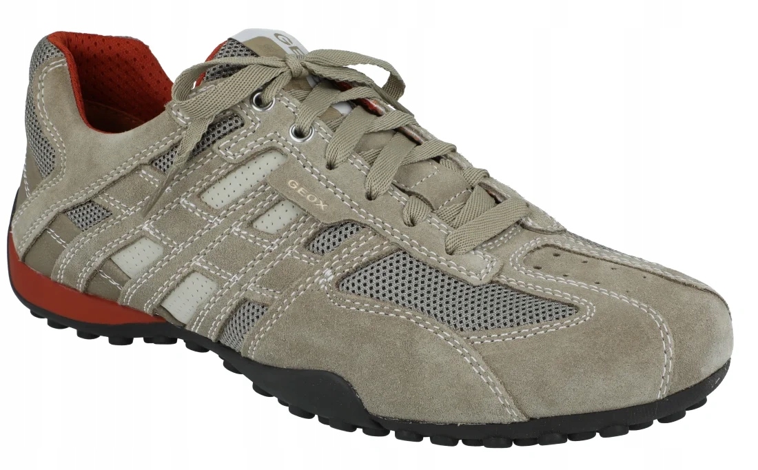 Sportovní polobotky Geox U4207K béžová membrána Geox kožené respira vel. 45