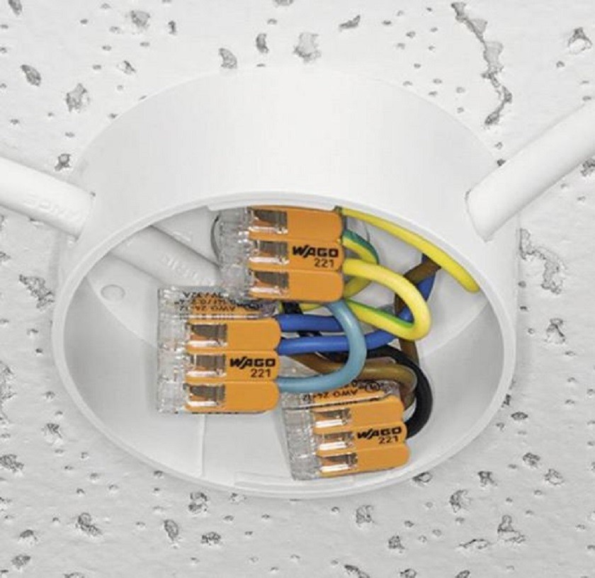 WAGO ZŁĄCZKA INSTALACYJNA COMPACT 3X6 221-613 Przekrój żyły 0.5-6 mm²