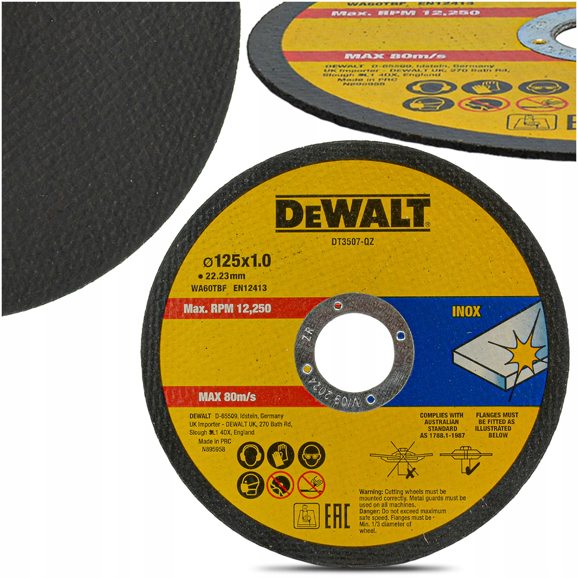 

Tarcza Cięcia Tnąca Inox Metalu Stali Blachy 125mm