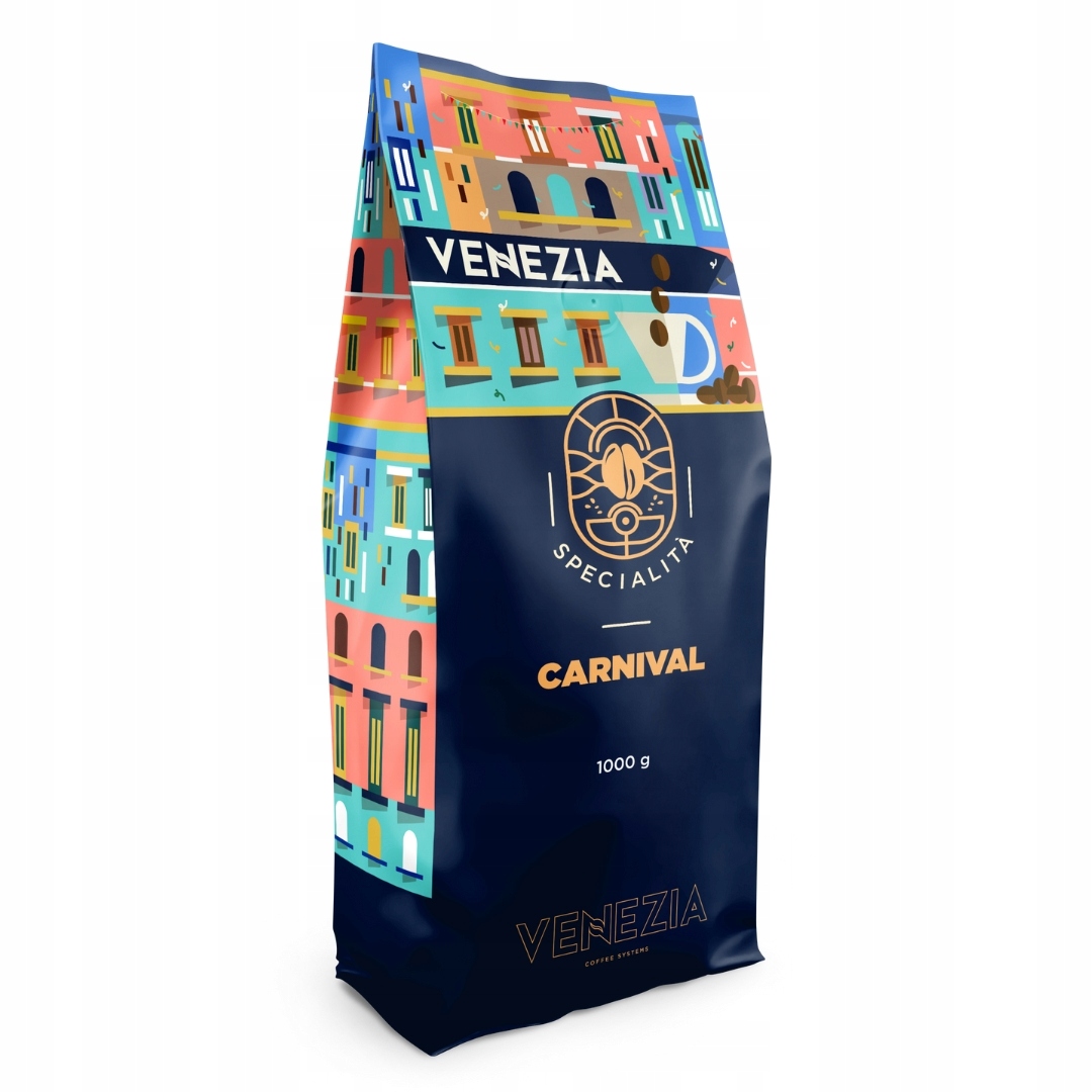 Levně Káva zrnková Arabica Venezia Specialità Carnival čerstvě pražená 1 kg