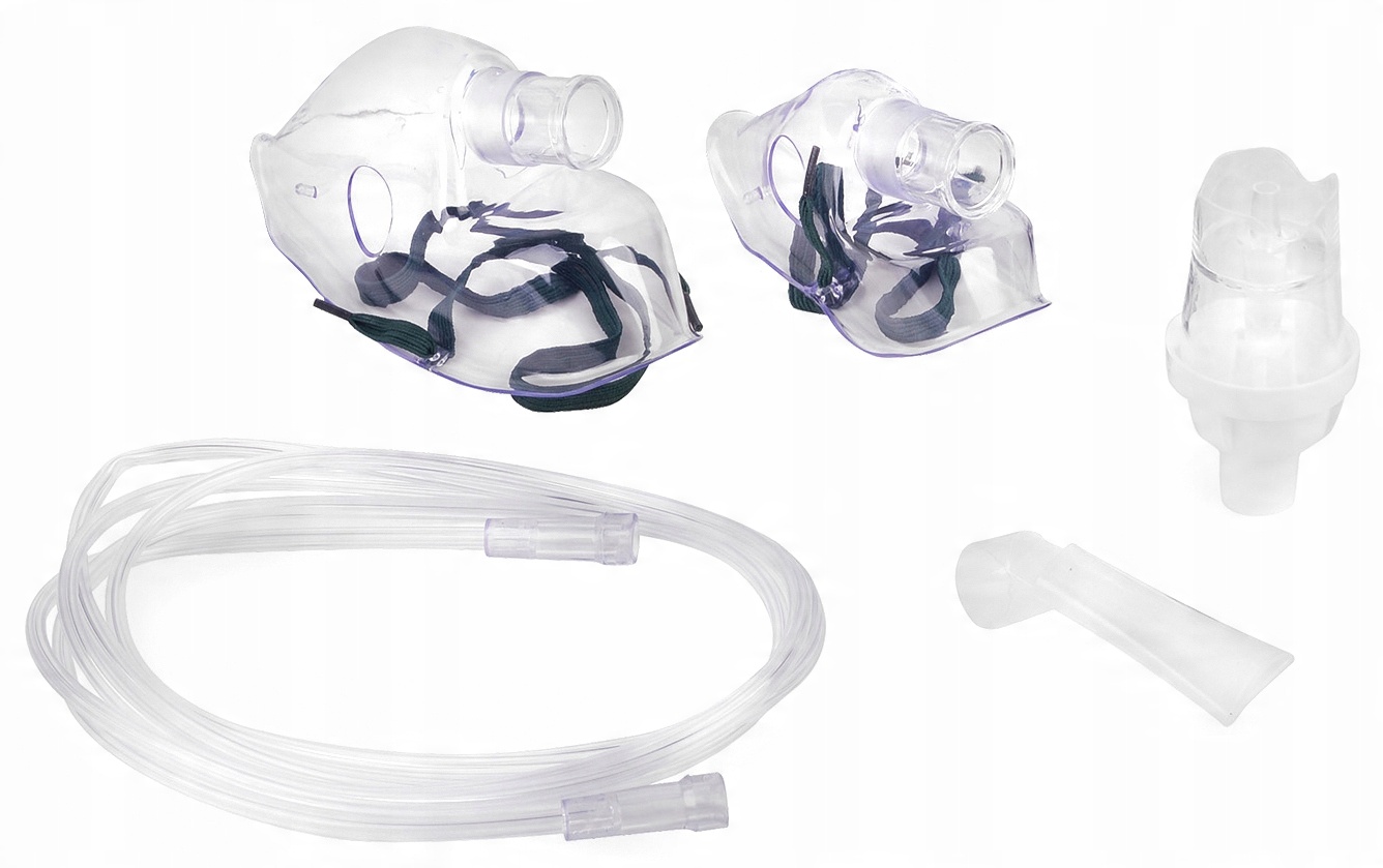 

Zestaw Do INHALATORA:2 MASKI+NEBULIZATOR+WĘŻYK-2m