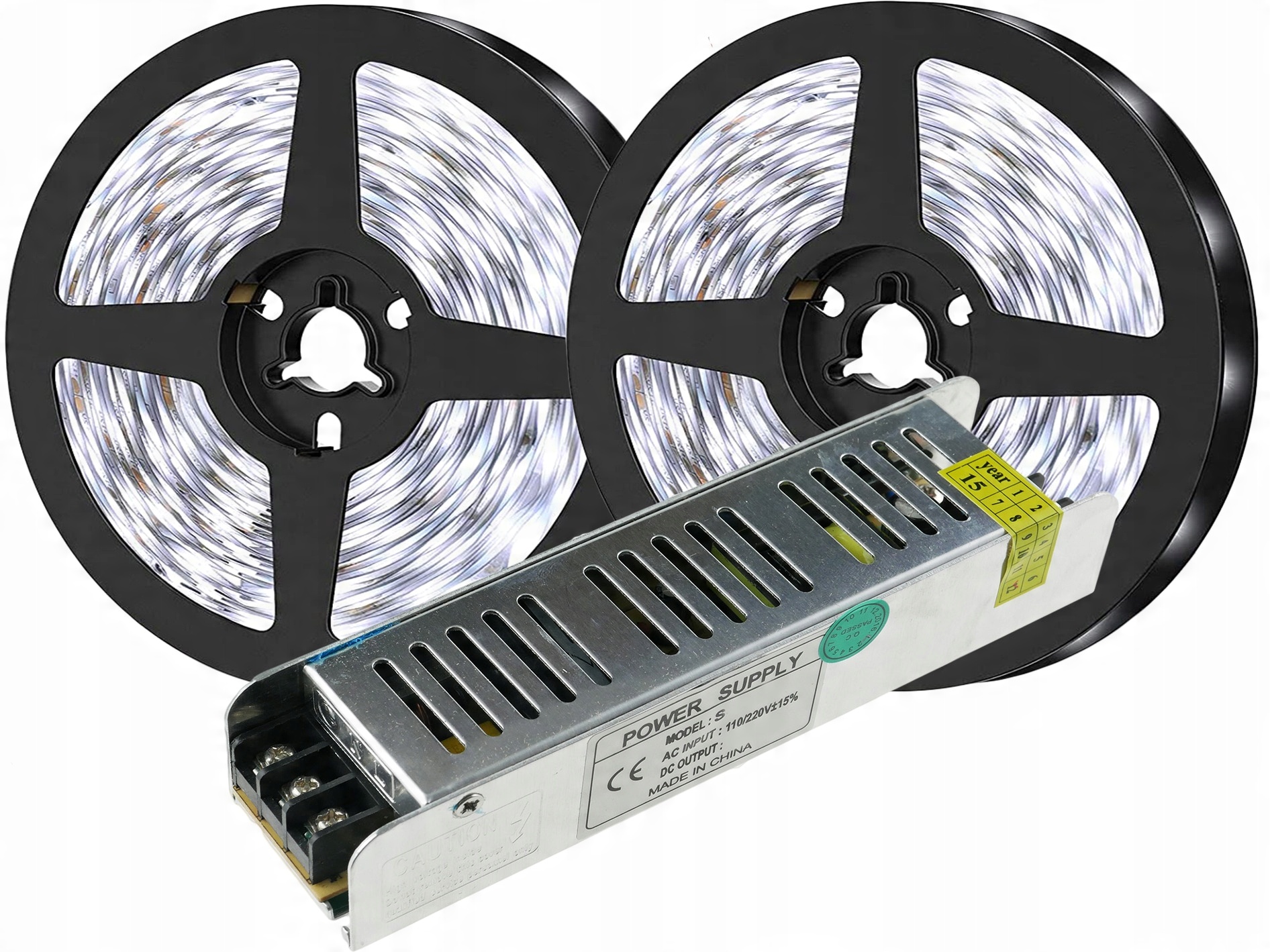 

Zestaw 600 Led 10M 60/M Taśma 2835 Biały Zimny