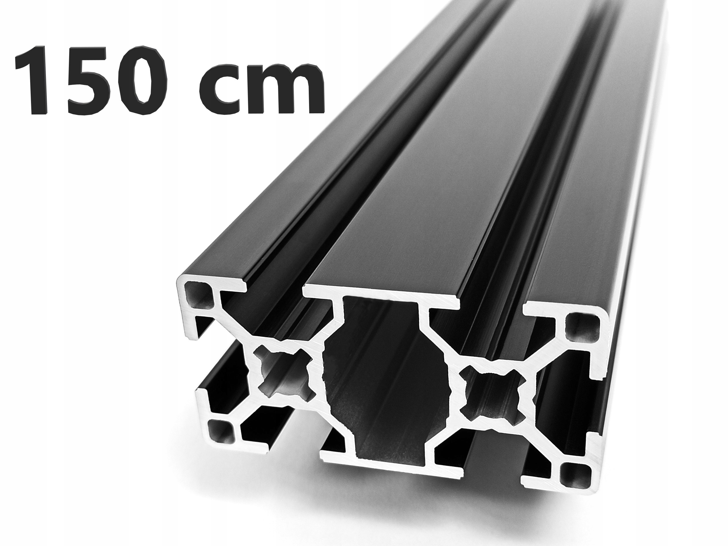 Profil Konstrukcyjny 60x30 Czarny Aluminiowy 3060 1500 mm 150 cm N8 Torrin