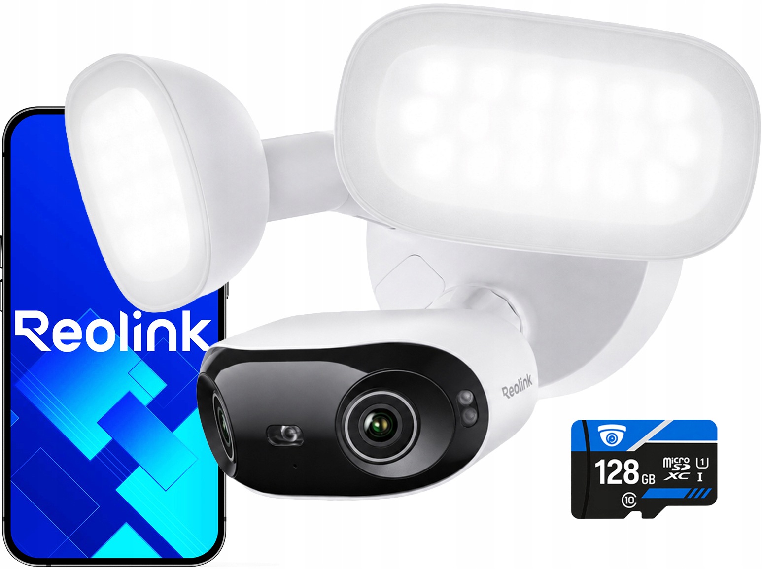 Ip kamera 8MPx Ptz Autotracking Zoom Reolink F751W WiFi MicroSD karta 128GB