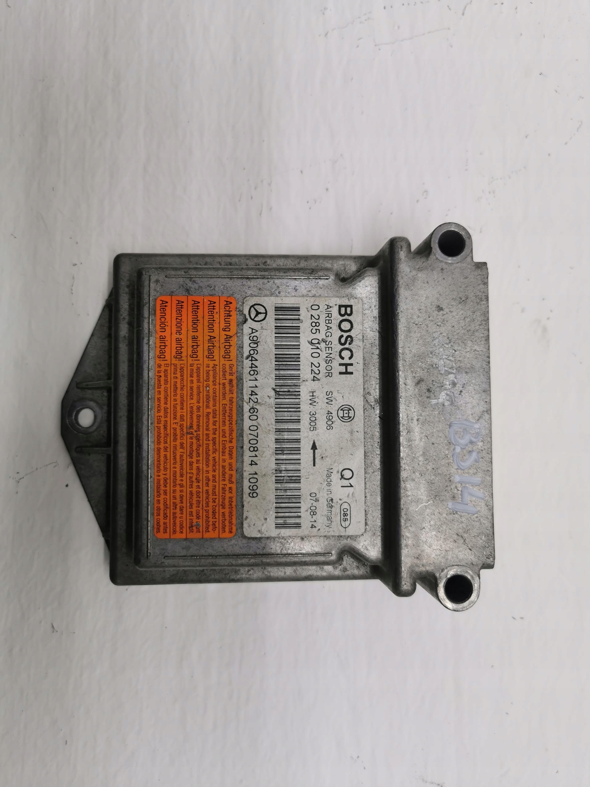 modulo airbag MERCEDES SPRINTER W906 0285010224