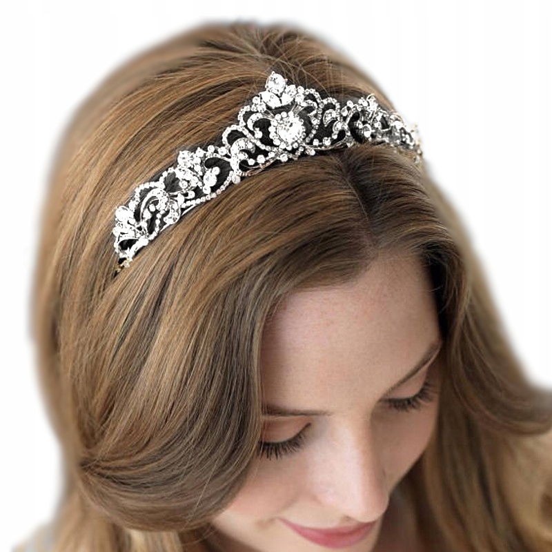 

Diadem Tiara ślubna, Korona do włosów na ślub