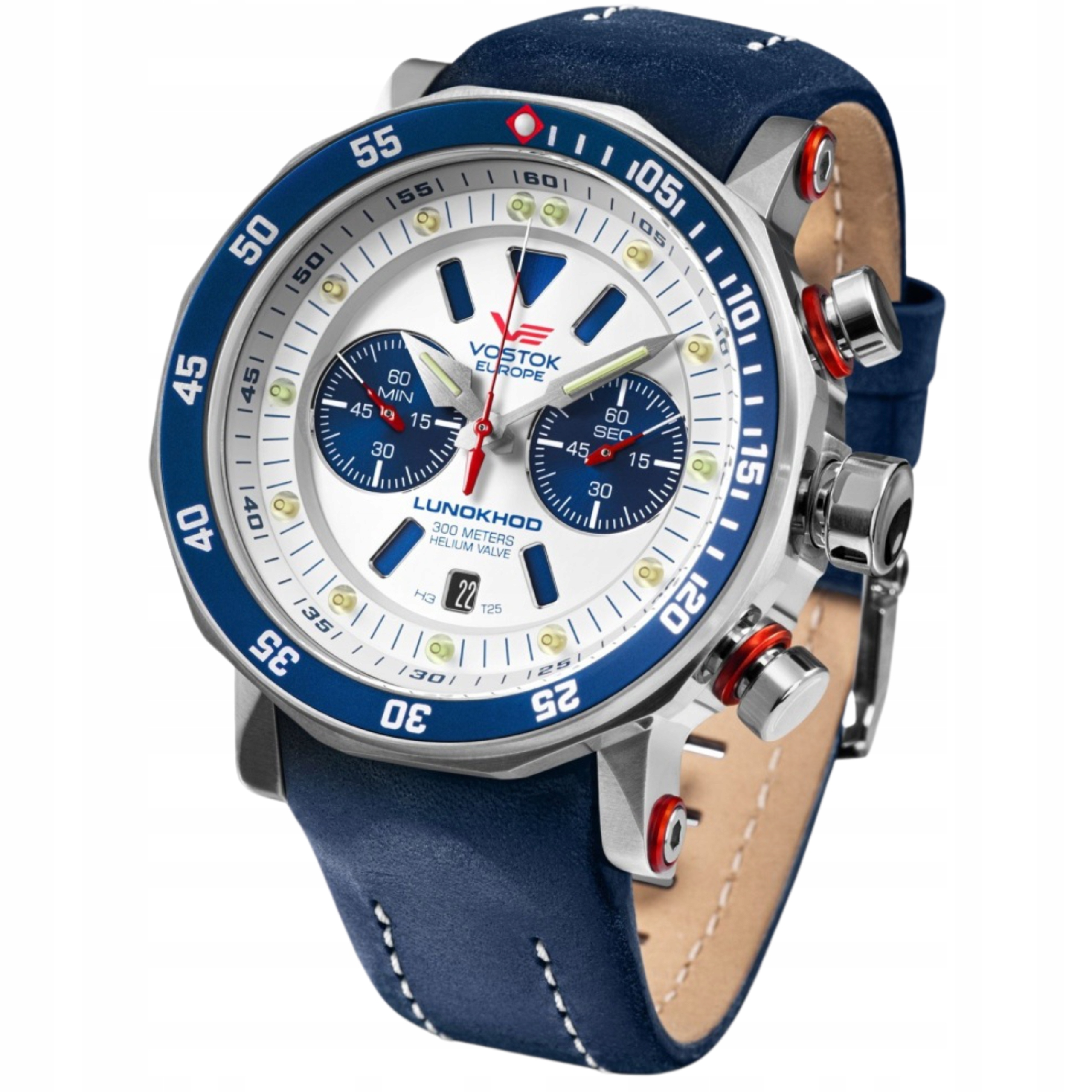 Nové originální hodinky Vostok Europe 6S21-620A630 Lunokhod-2 box data