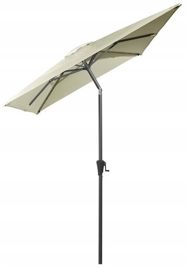 Parasol garten gut, dł. x szer. 160x230 cm, zginany, bez stojaka