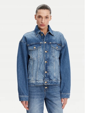 just cavalli Damskie Kurtka jeansowa Just CAVALLI-78PAS4O3 CDWM2 904 Indigo