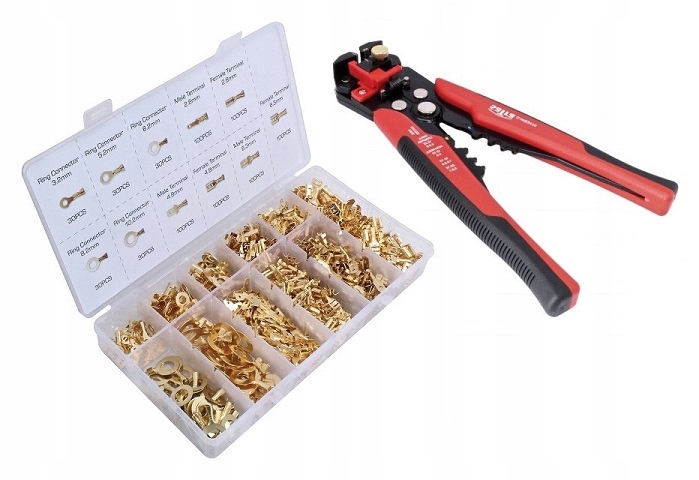 750PCS НЕИЗОЛИРОВАННЫЕ ЭЛЕКТРИЧЕСКИЕ СОЕДИНИТЕЛИ + ПЛОСКОГУБЦЫ