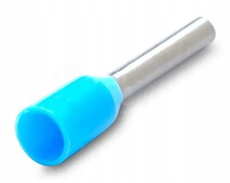 Końcówka tulejkowa izolowana, 0.75/12, 0.75 mm, jasno niebieska, 500 szt. B