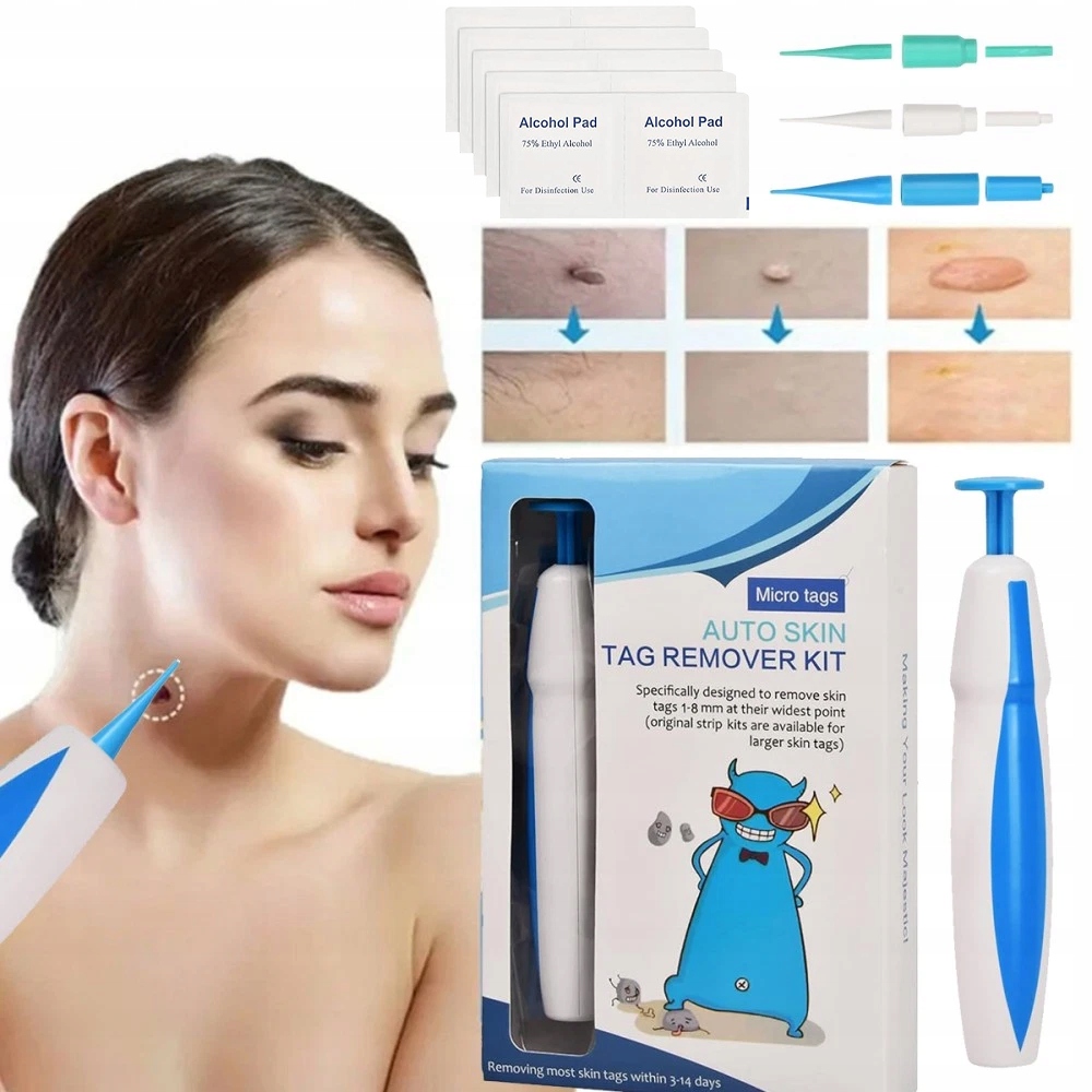 2 v 1 Sada na odstraňování kožních bradavic Tag