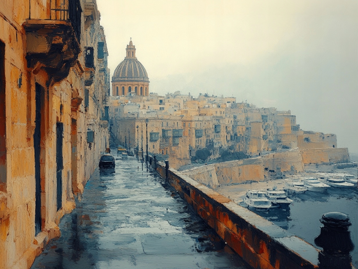 Obraz Na Plátně Canvas Architektura Město Malta Valletta Katedrála 80x60