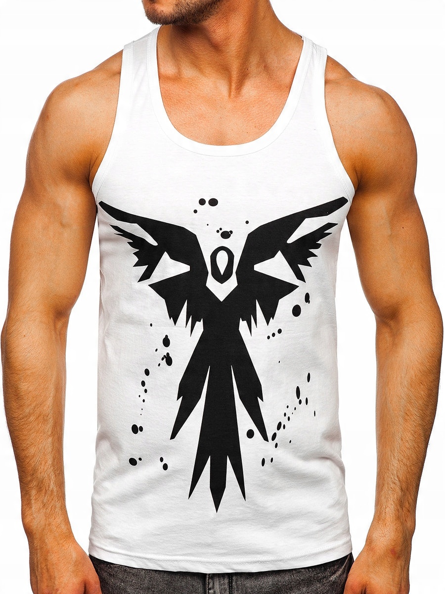

Koszulka Tank Top Męska Biała 14843 Rozmiar_xl