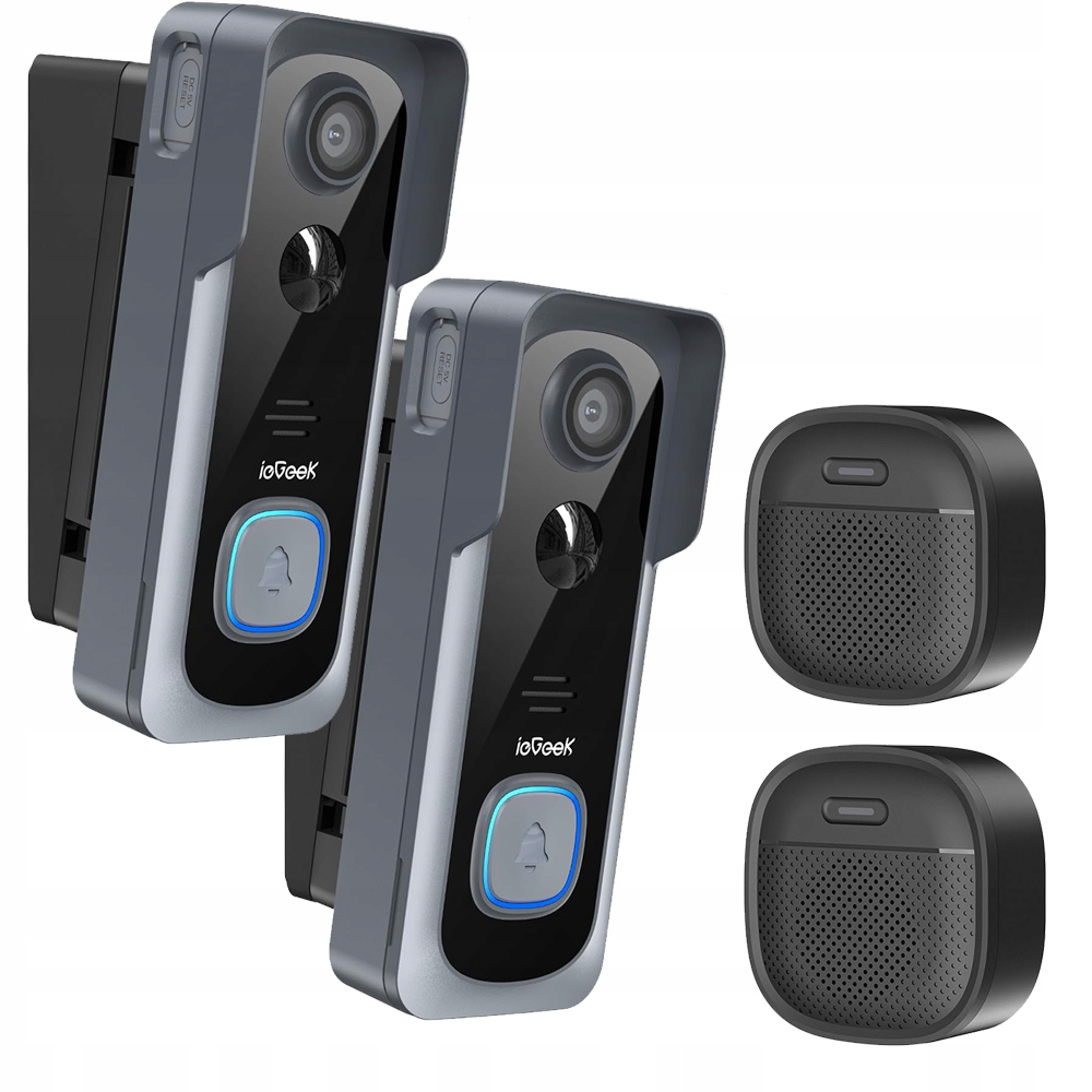 Videodomofon Wifi 2,4 GHz Kamera Full Hd Domofon Smart Video 1296P Pir 2ks