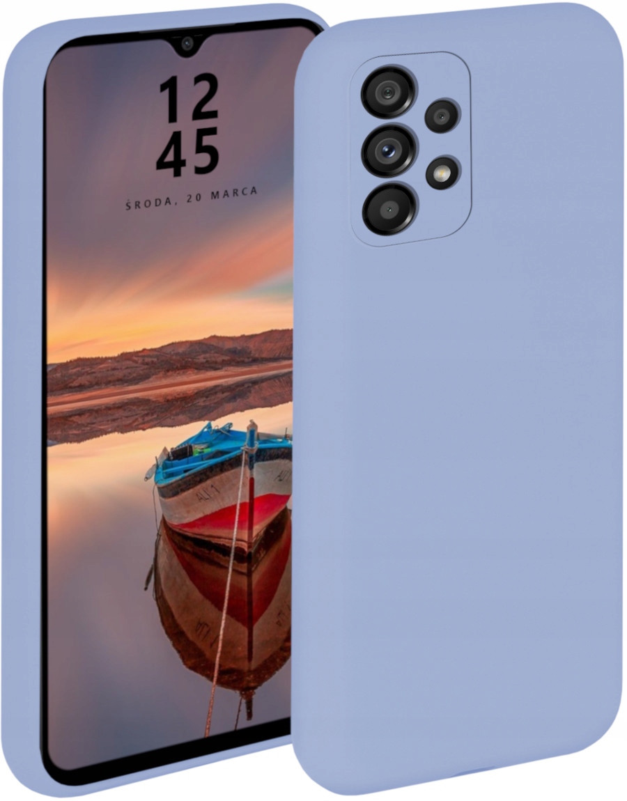 

Etui Liquid Silicone Do Samsung A33 5G 2x Szkło