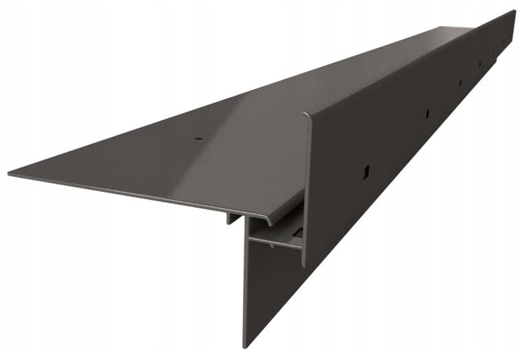 Profil okapowy Renoplast W35+ do tarasów wentylowanych Grafitowy