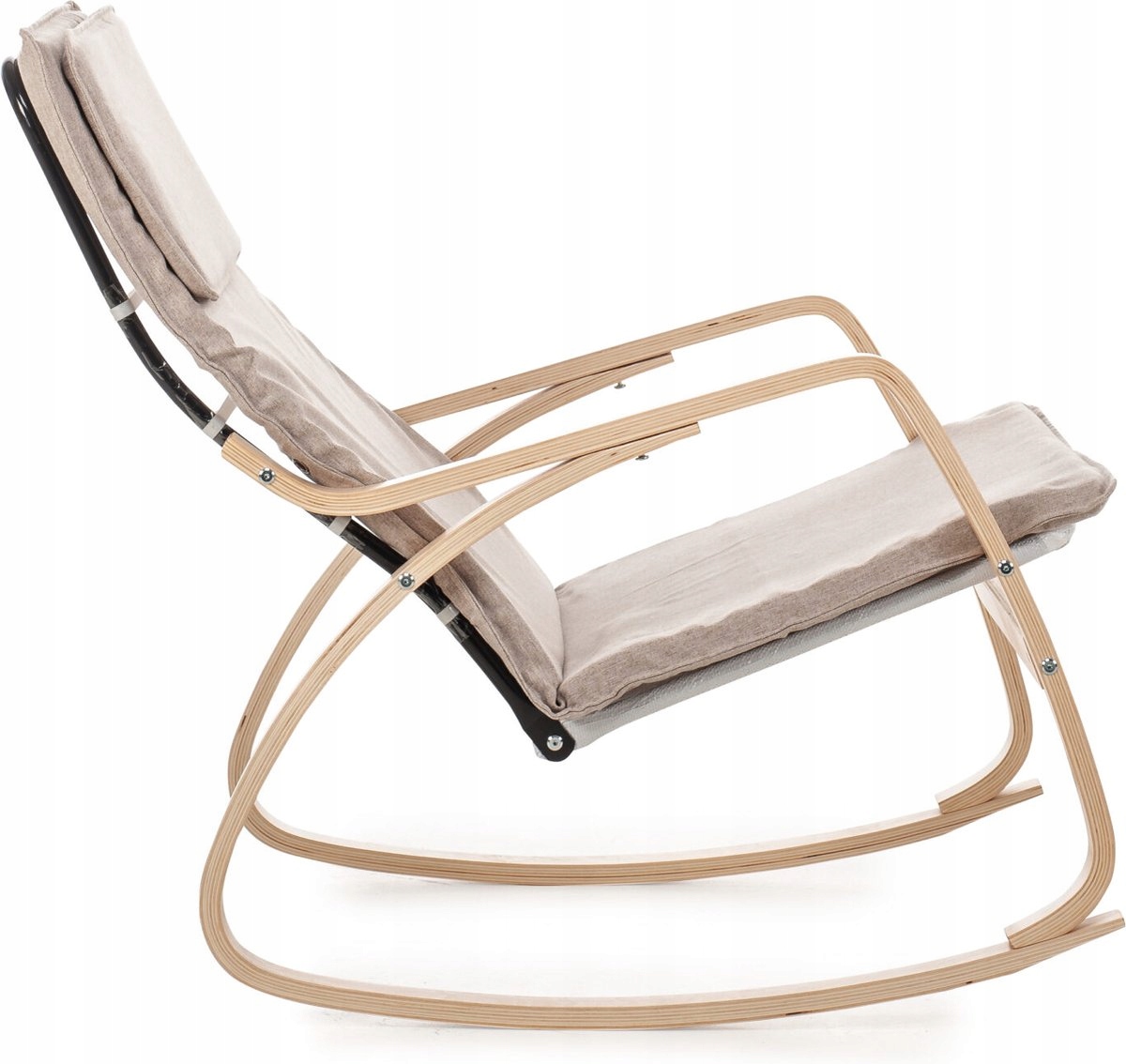 СКАНДИНАВСЬКЕ КРІСЛО-ГОЙДАЛКА Бежевий килимок від бренду May