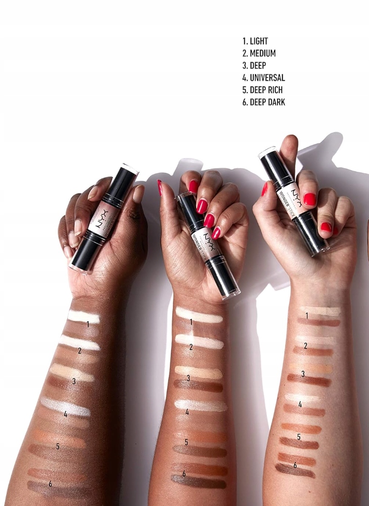 NYX SZTYFT DO KONTUROWANIA 02 MEDIUM Forma w sztyfcie