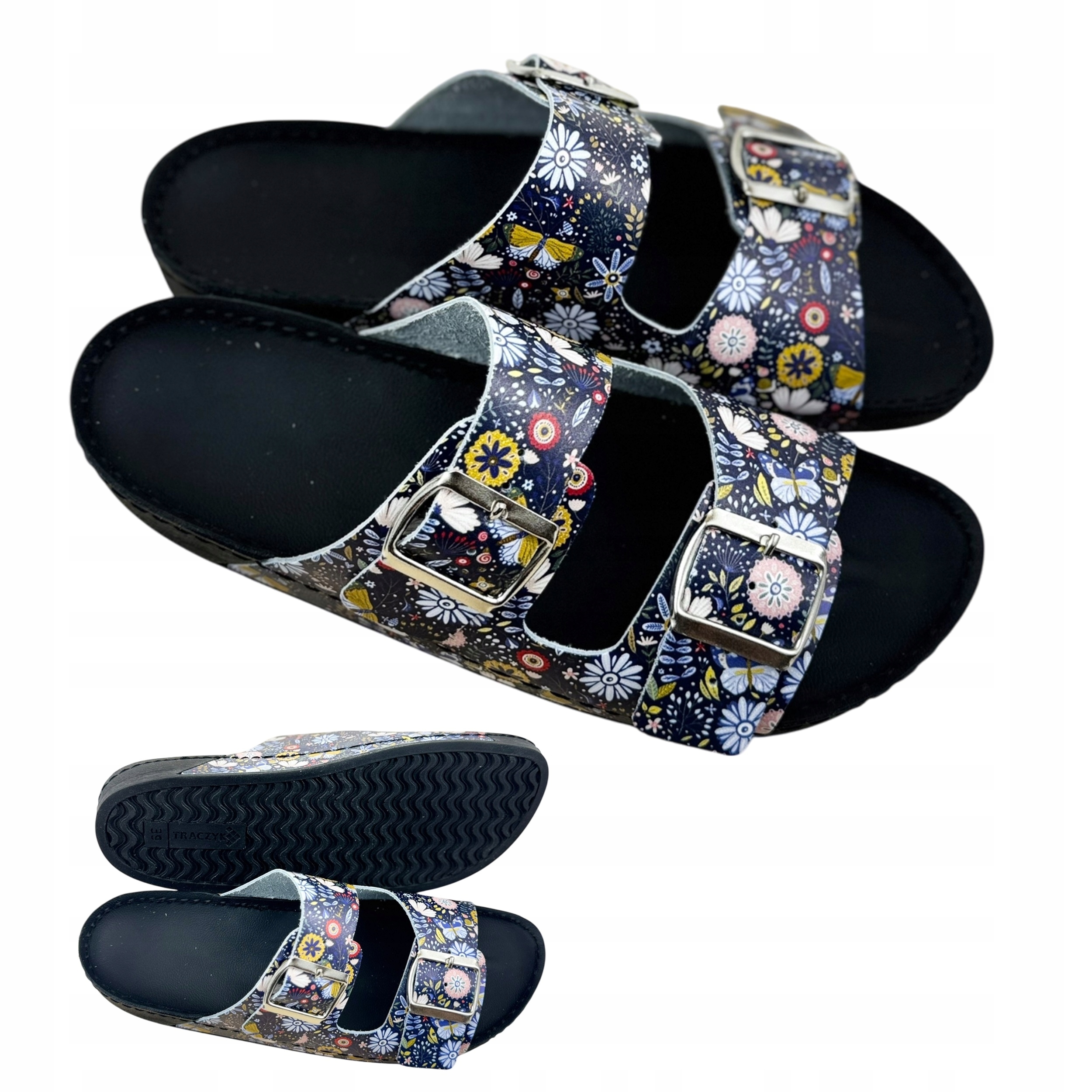 Nazouváky Anatomické Kožené Bioken Květiny Profilované Traczyk vel. 40