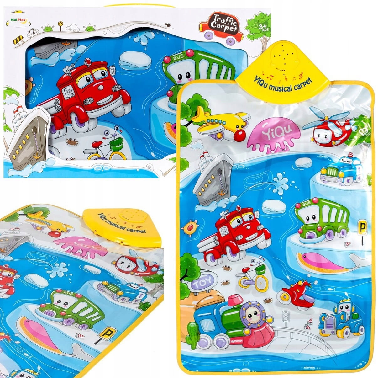 

Duża Edukacyjna Mata Muzyczna Dla Maluch Niemowląt