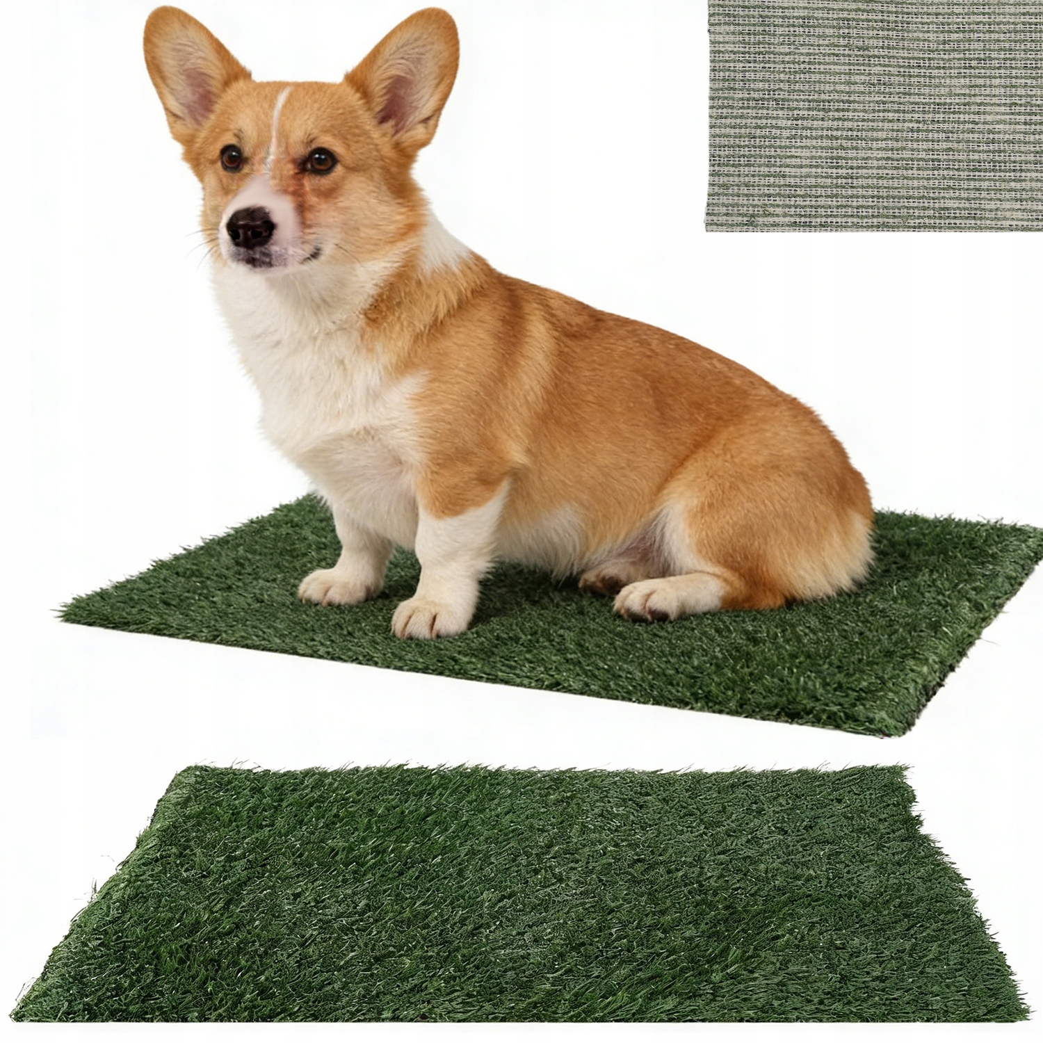 Levně 2X Toaleta Pro Psy Pro Kočku S Umělou Trávou Trénink Používání Záchodu Pro Psa