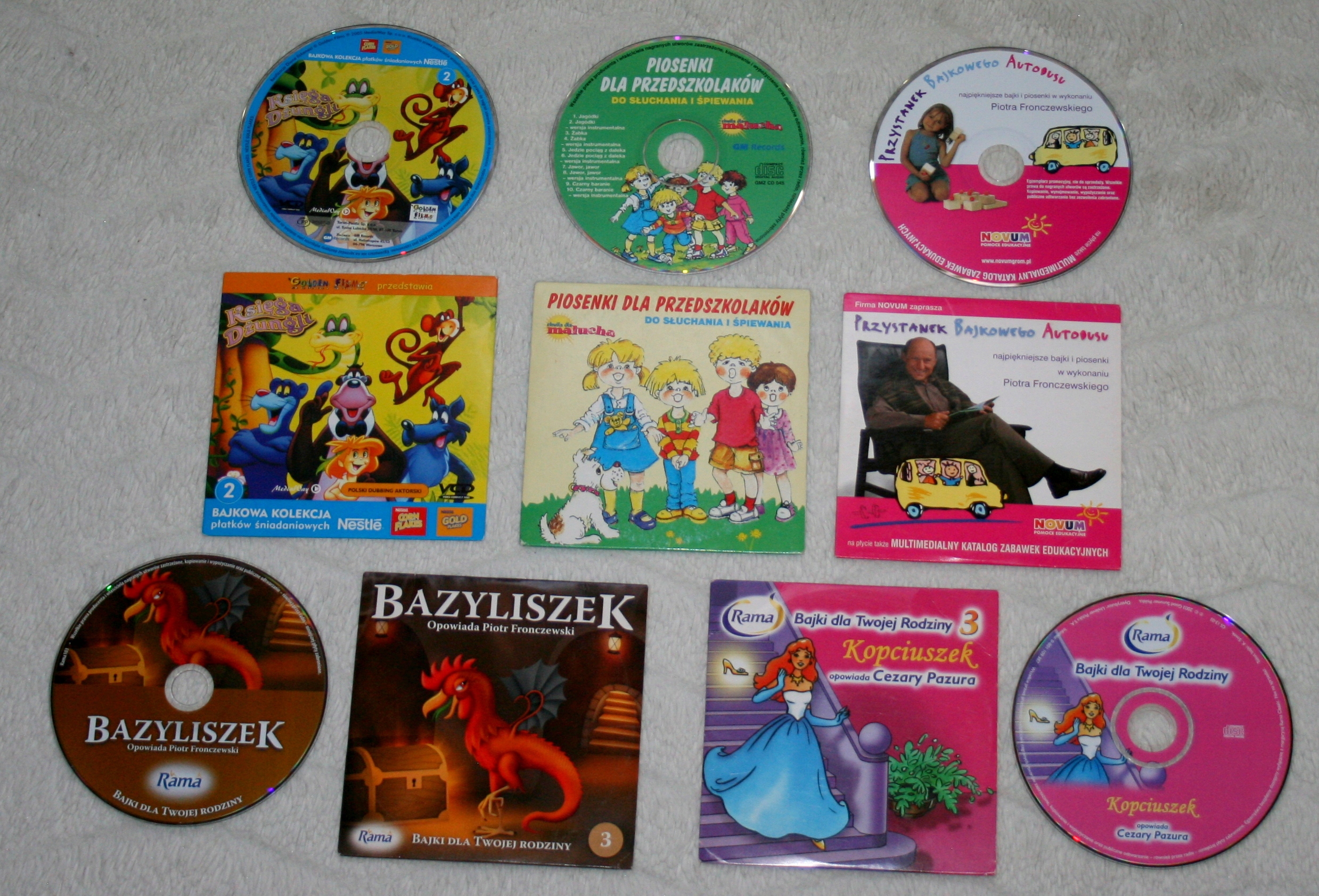 BAJKI DLA TWOJEJ RODZINY AUDIOBOOK 5 PŁYT Nośnik audiobook CD