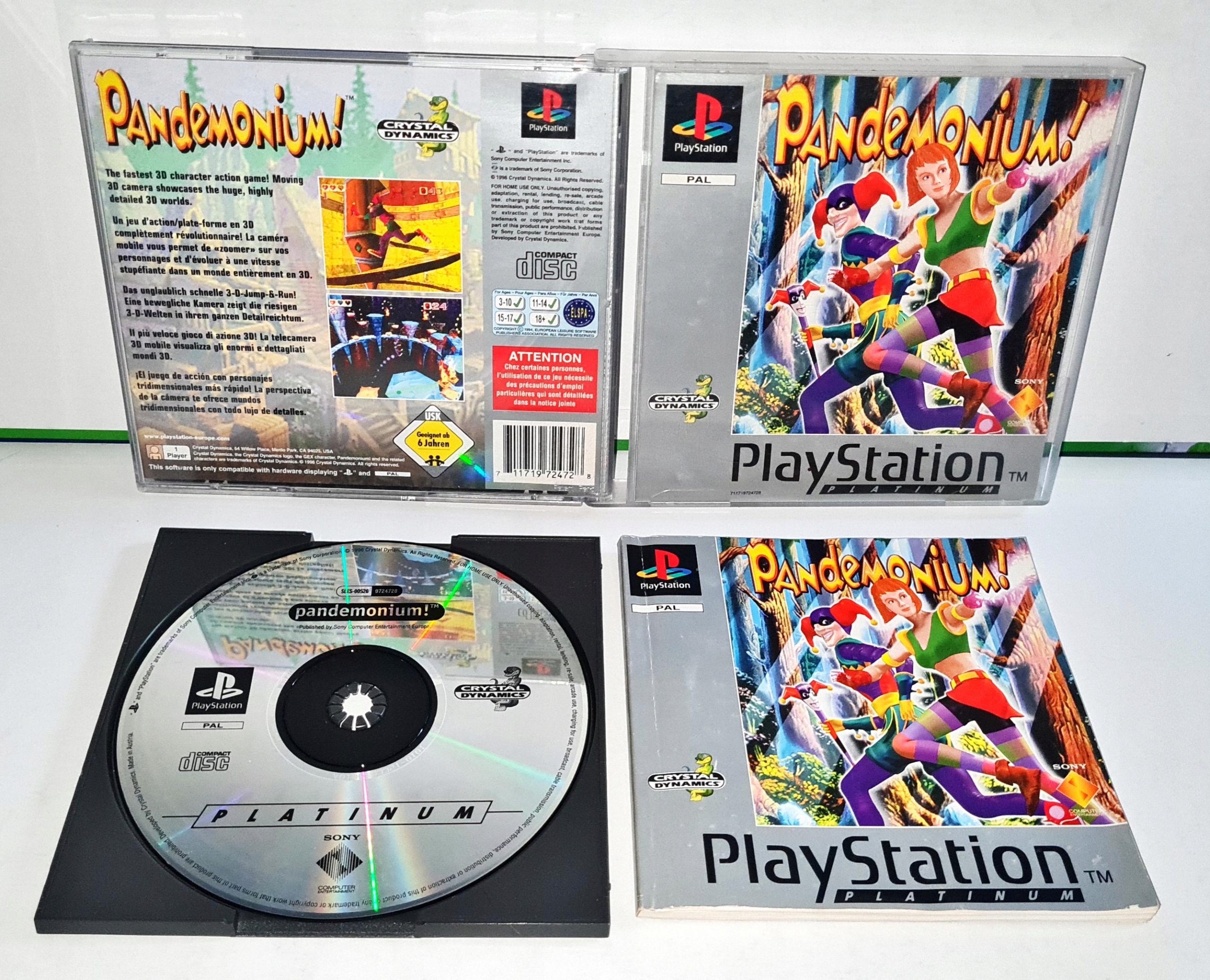 Gra pandemonium PSX 3XA