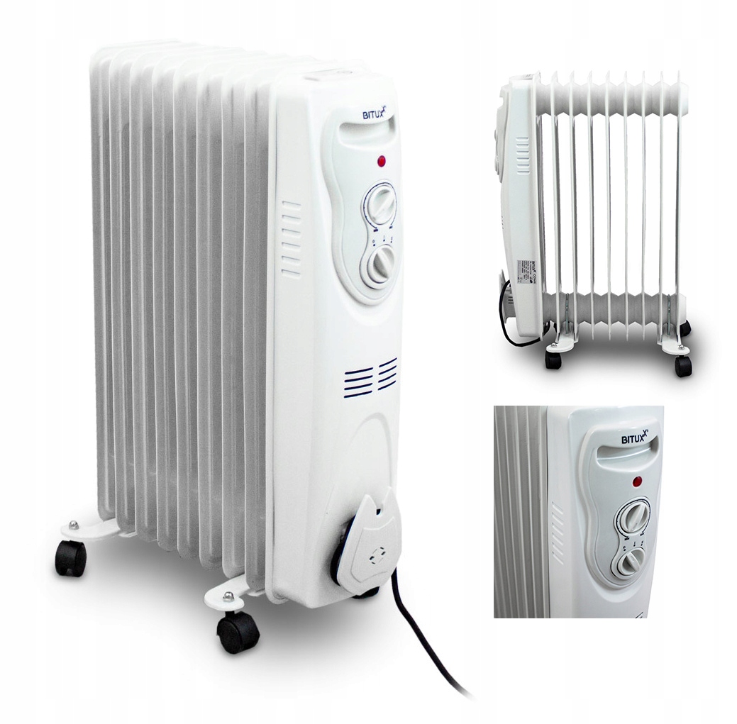 Elektrický olejový radiátor s termostatem 2000 W