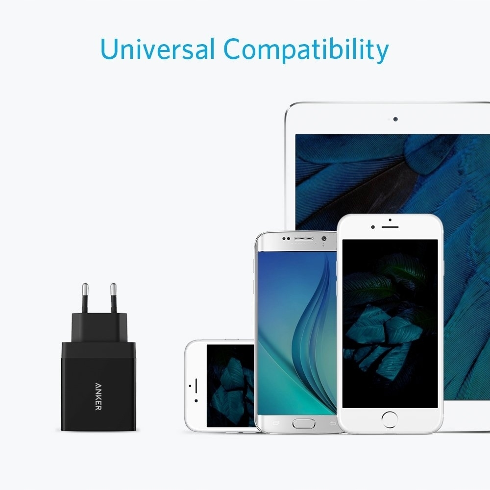 ANKER Ładowarka Sieciowa 24W USB DUAL PORT 2w1 — miniatura 4