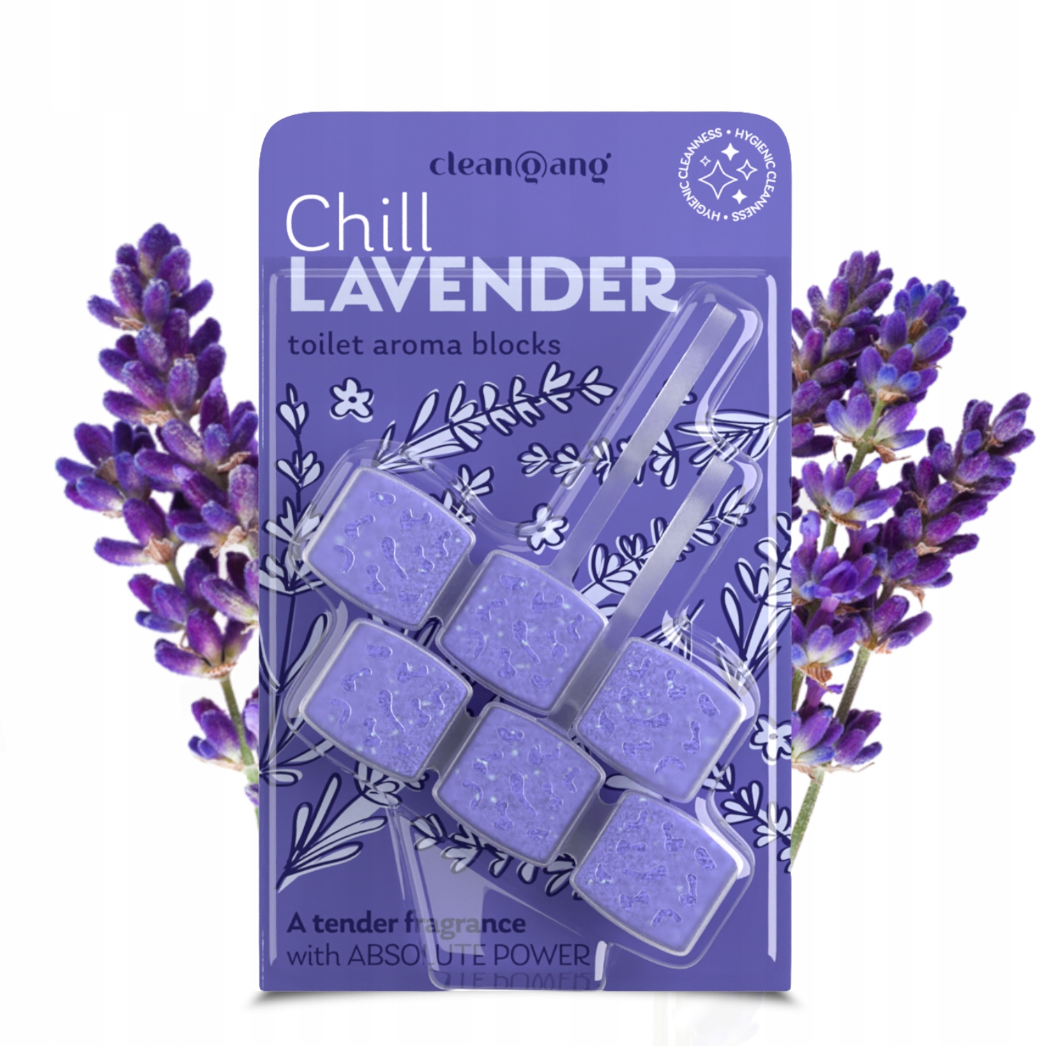 

Kostka do Wc Chill Lavender, 2 szt.cleangang