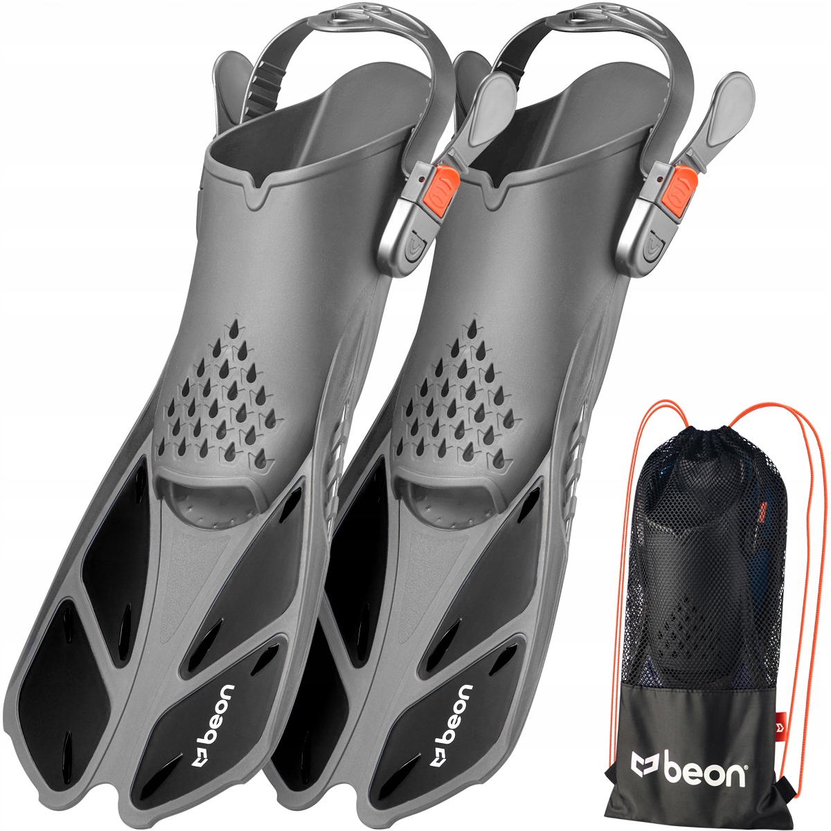 Płetwy Do Nurkowania Pływania Snorkelingu Paskowe Regulowane Beon 36-41