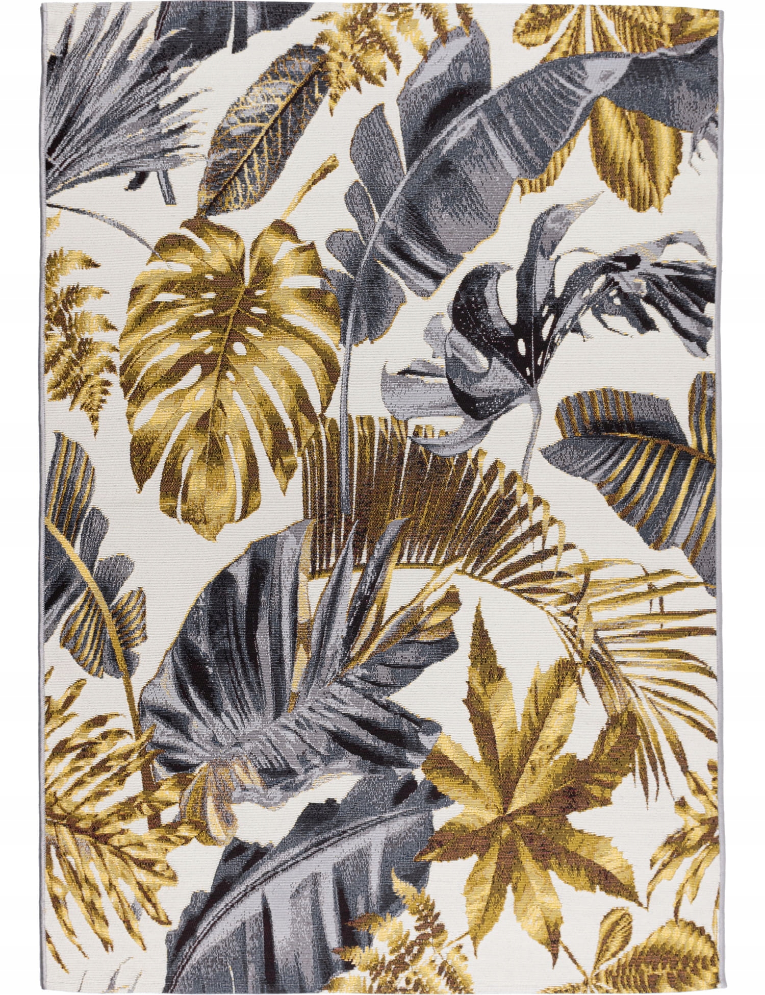 Koberec tkaný na plocho, tropický, 80 x 165 cm