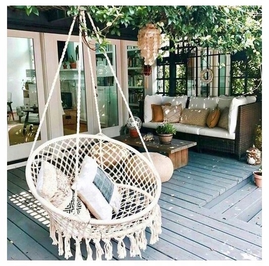 HUŚTAWKA BOHO BOCIANIE GNIAZDO KOŁO WISZĄCE Rodzaj huśtawka