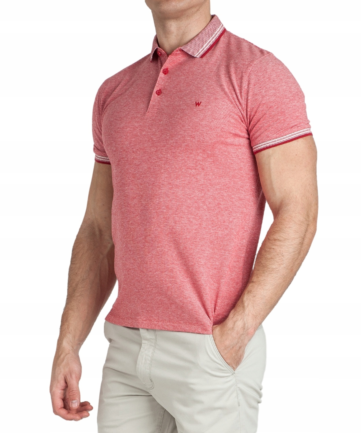

Wrangler Ss Refined Polo W7D6KHXWO Formula Red XXL