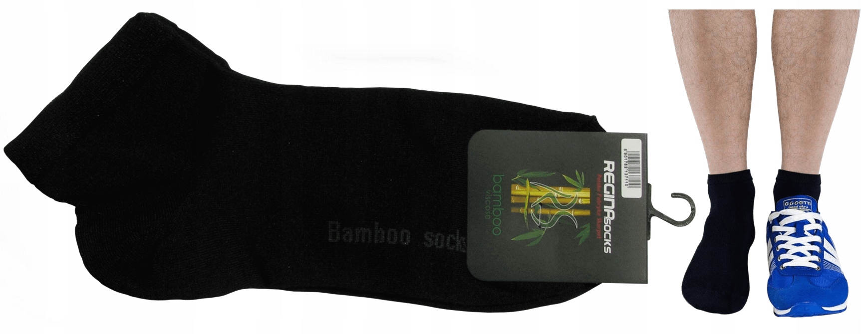 

Skarpety Męskie Bambo Socks Pk 3/4 Półkrótka 43-46