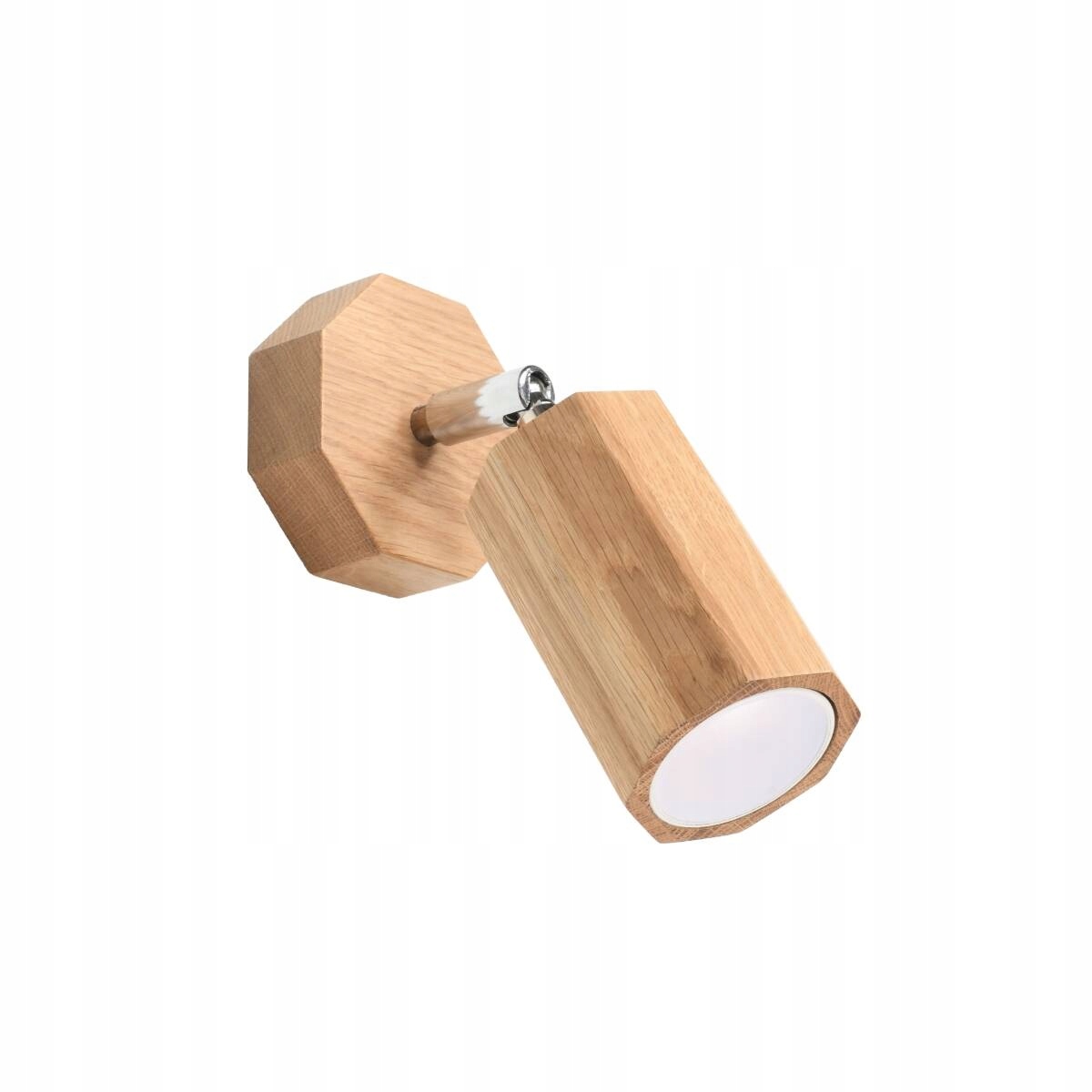 Sollux Dřevěné geometrické nástěnné svítidlo Zeke 1xGU10 10W