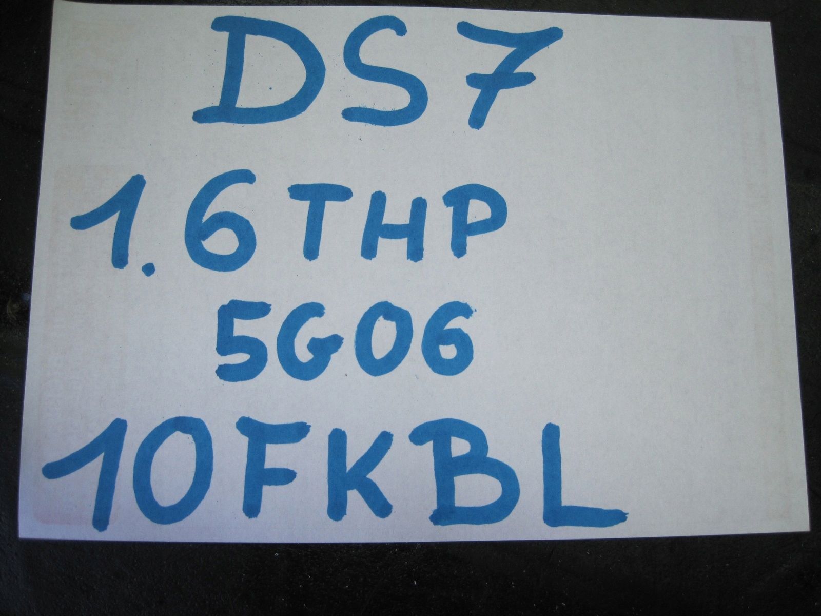 engine motor complete CITROEN DS7 1,6THP 10FKBL 5G06