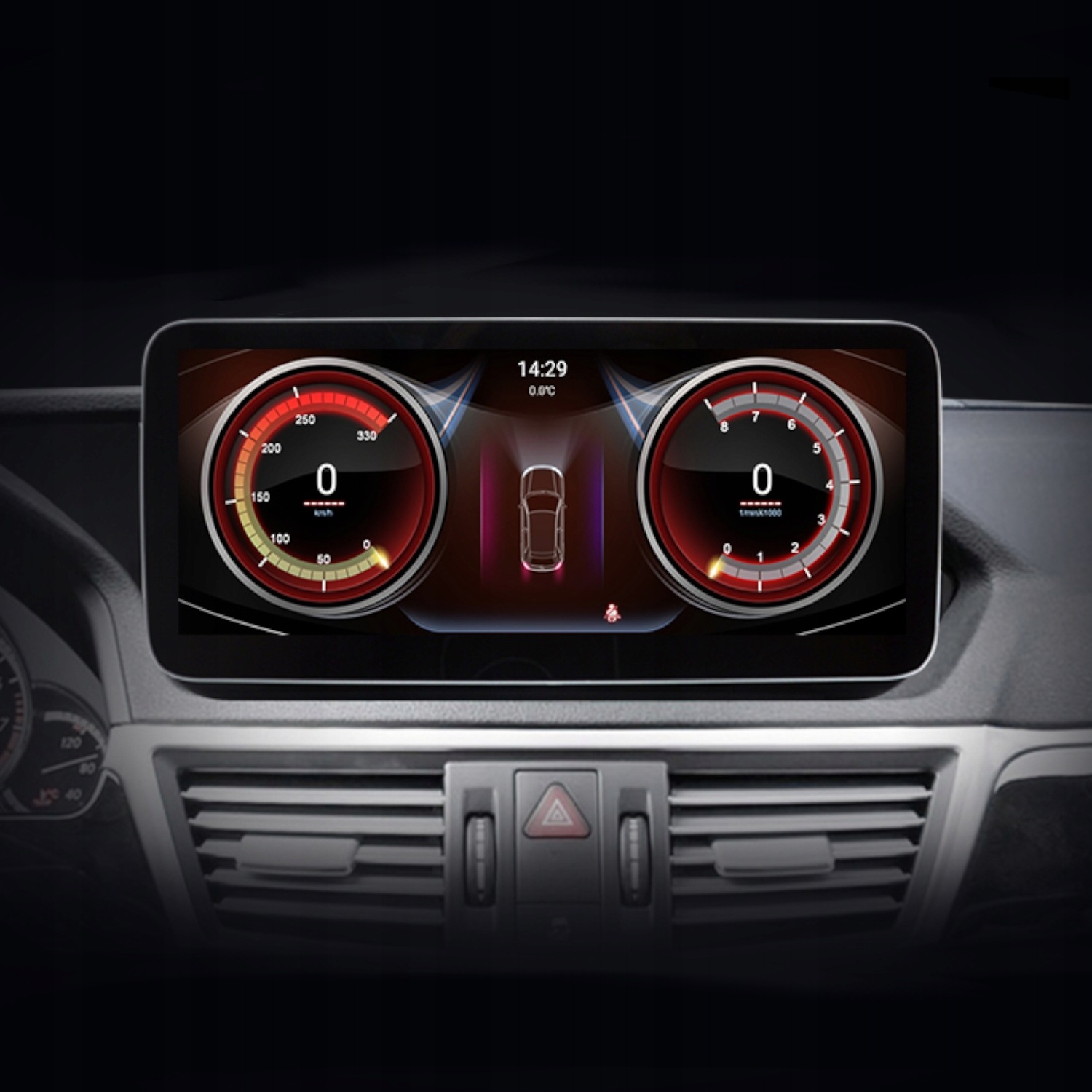 Radio Android do Mercedes W212 E200 E300 NTG 5.0 Qualcomm 665 4+64 GB