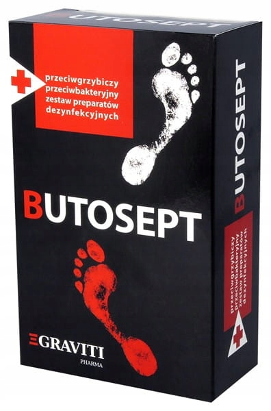 Butosept zestaw na grzybicę, płyn 100 ml zasypka 50 g