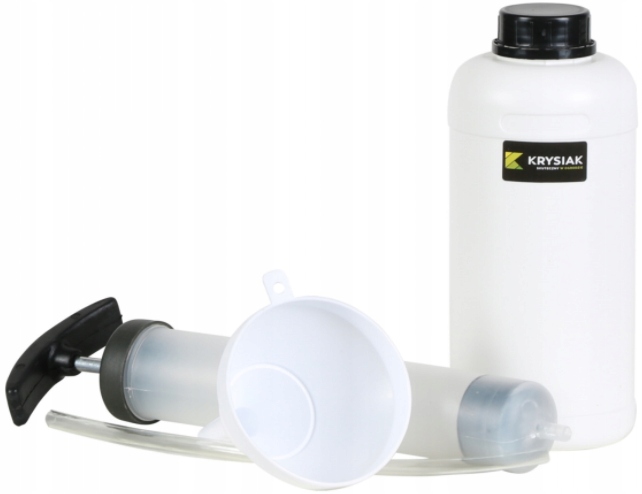 ODSYSARKA do OLEJU W KOSIARCE SPALINOWEJ STRZYKAWKA 300ml POJEMNIK 1L Typ olej