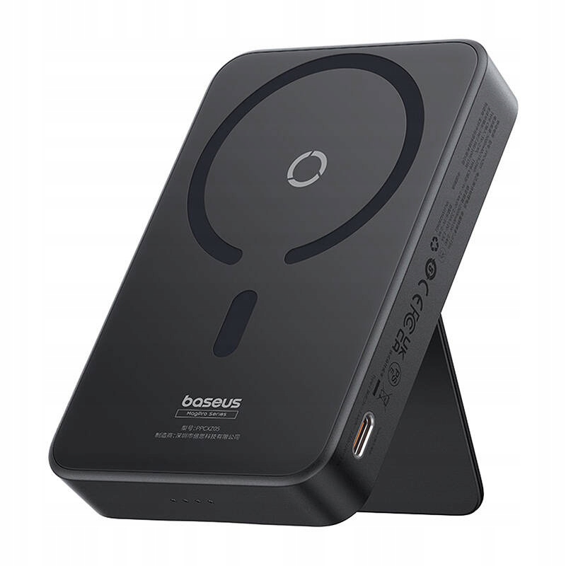 Baseus MagPro Magnetická powerbanka MagSafe 5000mAh 20W Usb-c Černá