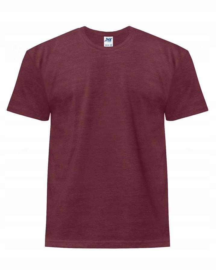

Bawełniany podkoszulek Męski burgund mel. 2XL