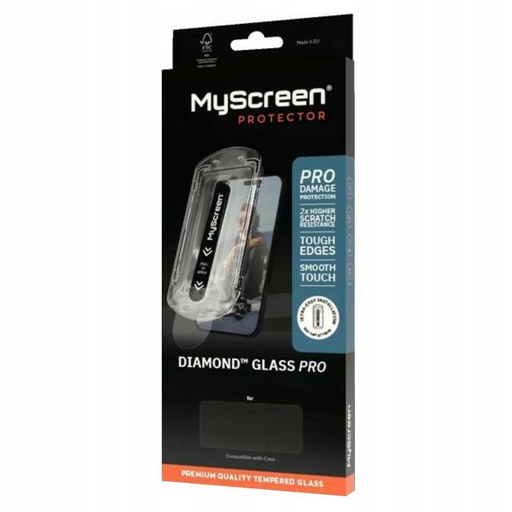 Szkło hartowane MyScreen Diamond Glass Pro Fit Frame do Apple iPhone 16 Pro