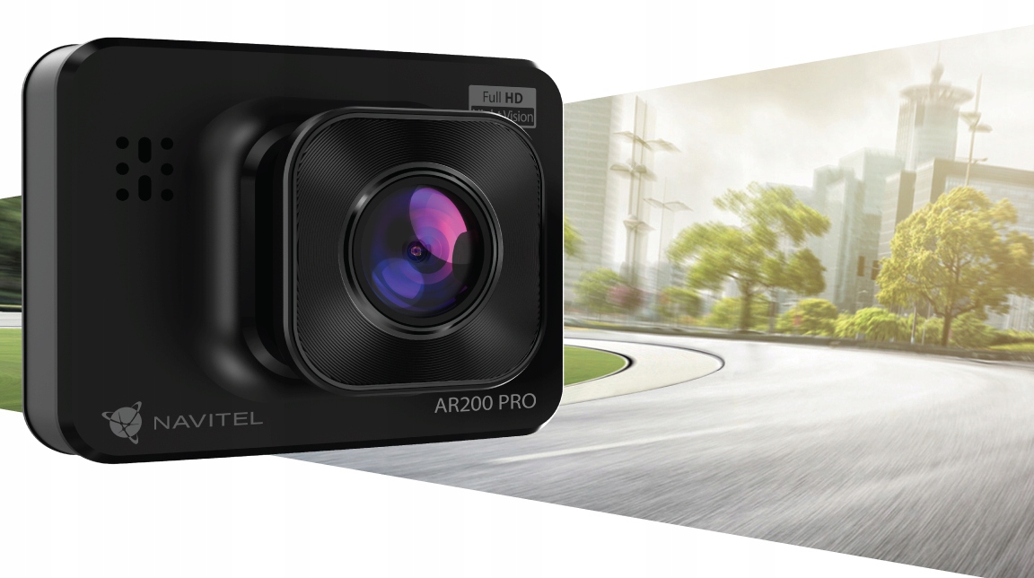 Wideorejestrator Navitel AR200 PRO mikrofon 140 Ports memory card reader MicroUSB