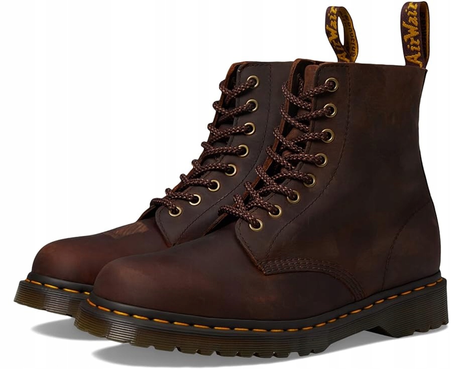 DR. MARTENS ČLENKOVÉ ČIŽMY HNEDÉ KOŽENÉ UNISEX 37 2ŻCC