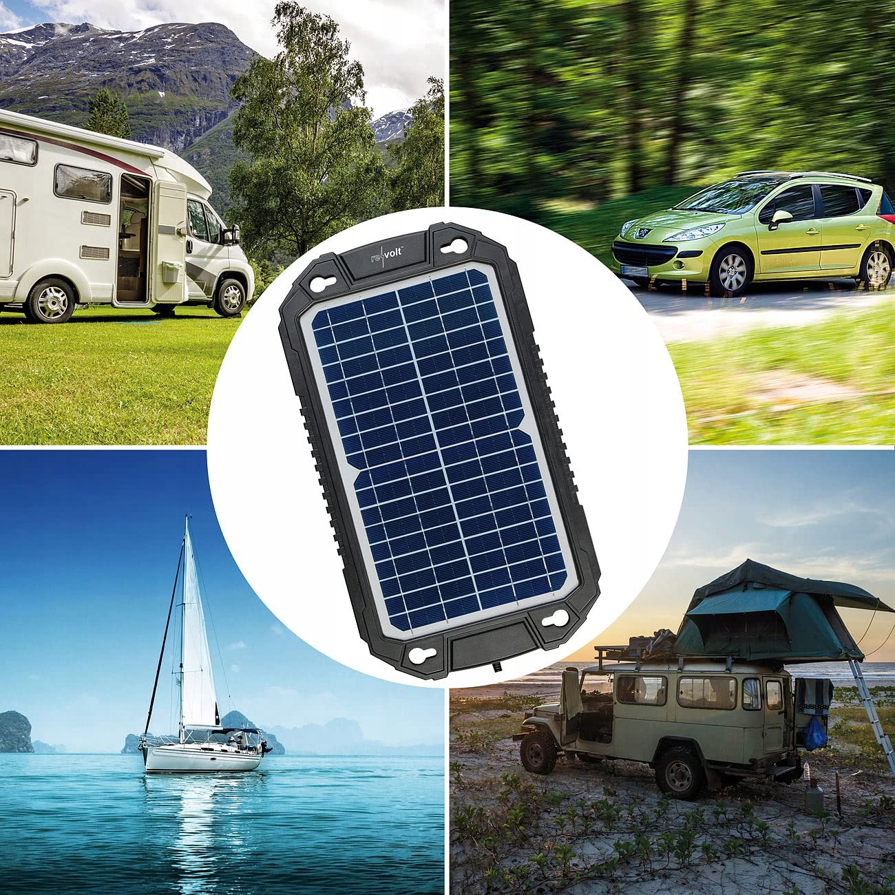 revolt Samochodowa ładowarka solarna 10 W — miniatura 5